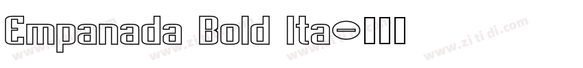 Empanada Bold Ita字体转换